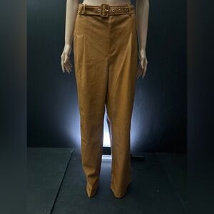 7 for All Mankind tan pants with belt